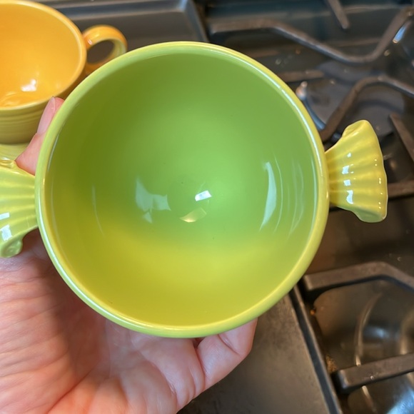 Excellent condition vintage Fiesta 3 piece sugar and cream dish - Picture 12 of 16